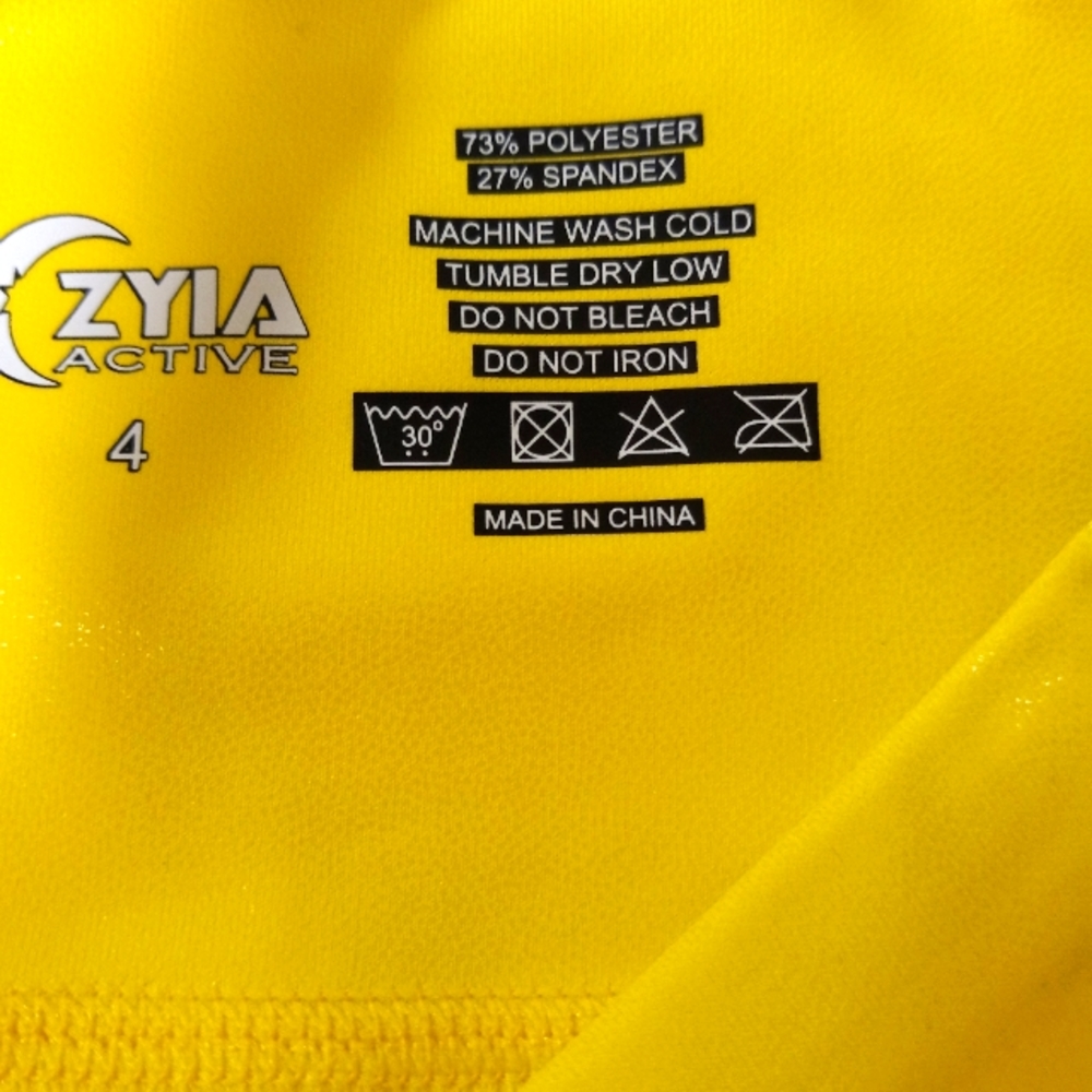Zyia Activewear  hot yellow NEON!!